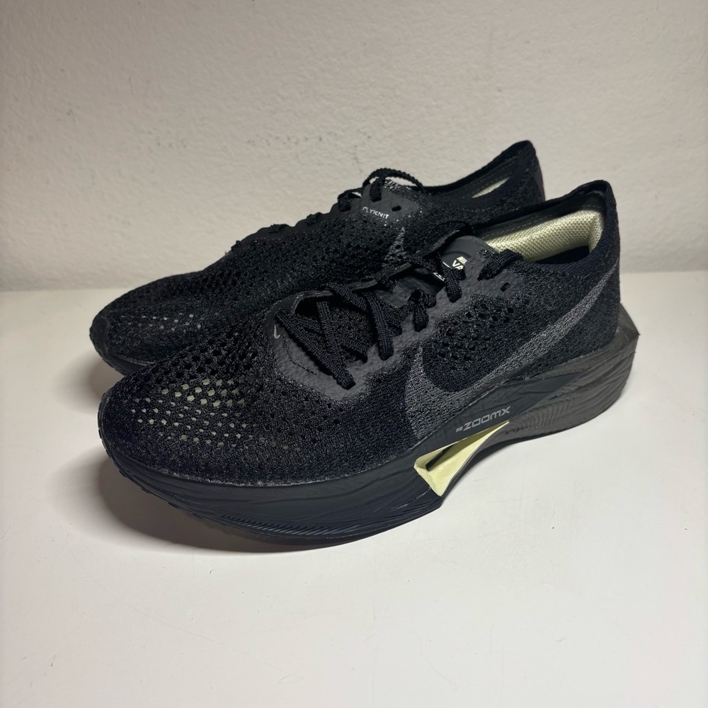 NEW NIKE ZoomX Vaporfly Next% 3 Black Olive Aura Running Shoes Mens Size 6.5